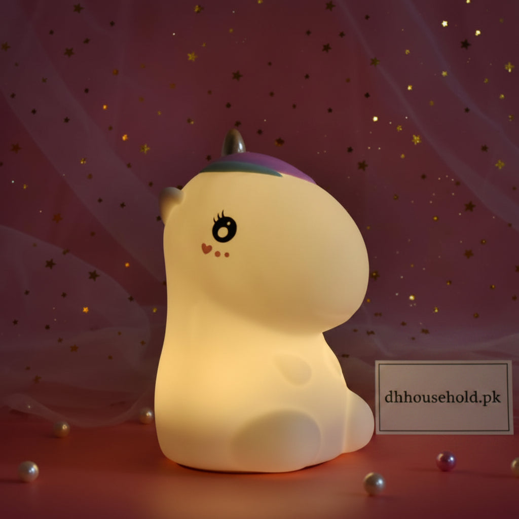 Rechargeable Silicone Unicorn LED Night Light - My Store