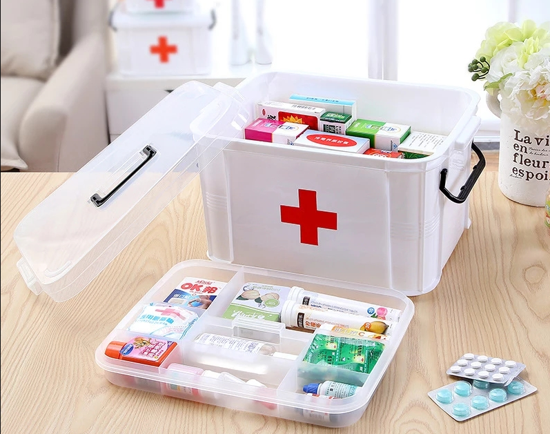 First Aid Medicine Storage Box – Portable Emergency Organizer - My Store
