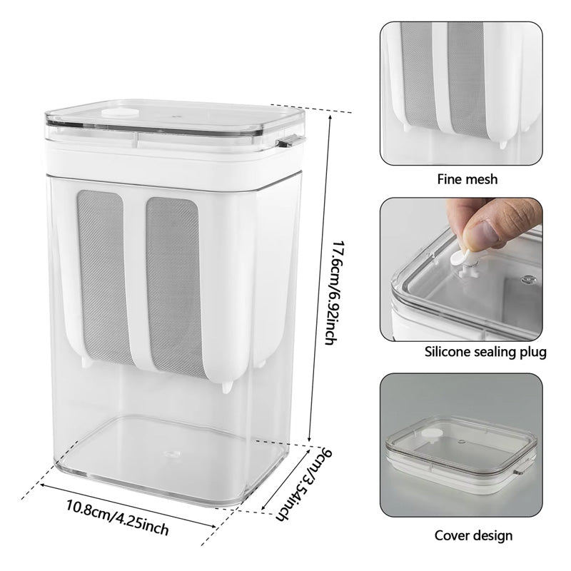 Multi-Function Cold Brew & Greek Yogurt Strainer / Filter – 1100ml