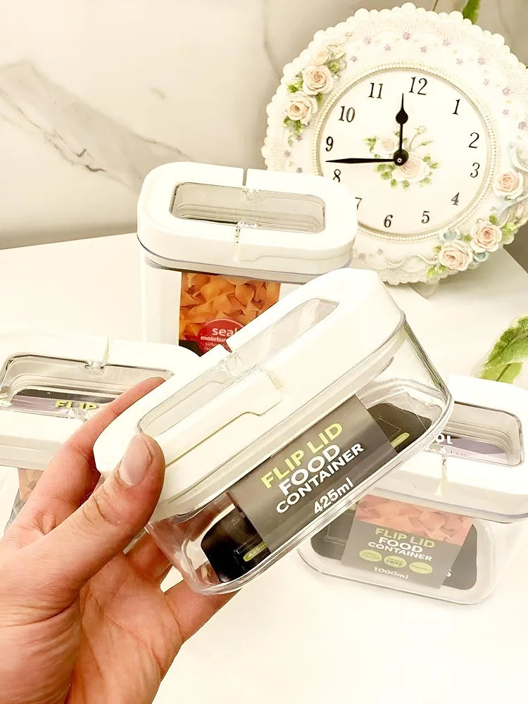 3-Piece Airtight Flip-Lid Container Set