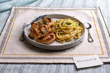 DannyHOME Marble Swirl Ceramic Dinner Plate – 10 inches