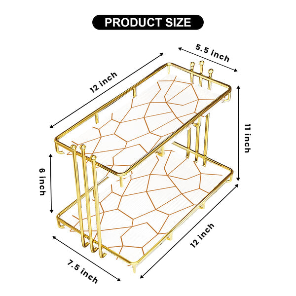 2-Tier Luxury Vanity Storage - My Store
