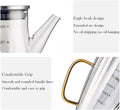 Glass Oil Dispenser with Colored Handle (Anti-Drip Design) - My Store