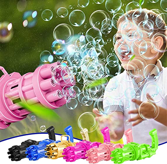 Automatic Water Bubble Gun Toy