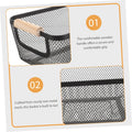 Modern Mesh Storage Basket with Wooden Handles - My Store