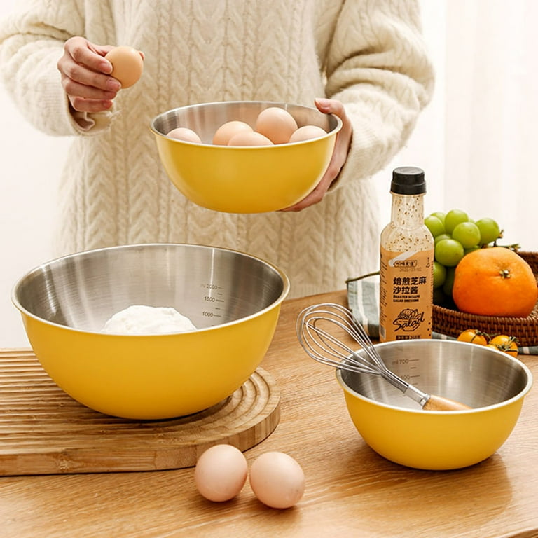 Premium Stainless Steel Nesting Mixing Bowls