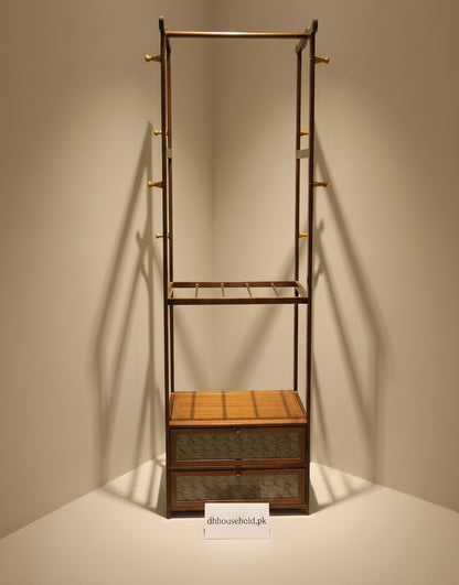 Modern Bamboo Multi-Functional Wardrobe & Coat Rack - My Store