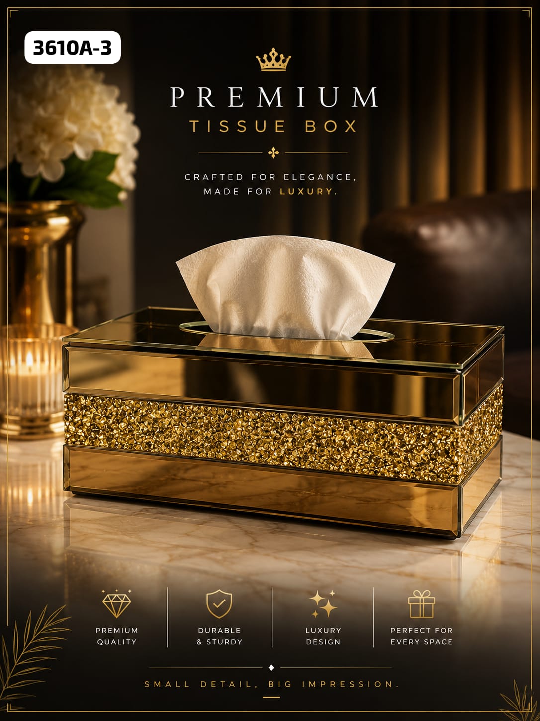 Luxe Crystal Tissue Case - My Store