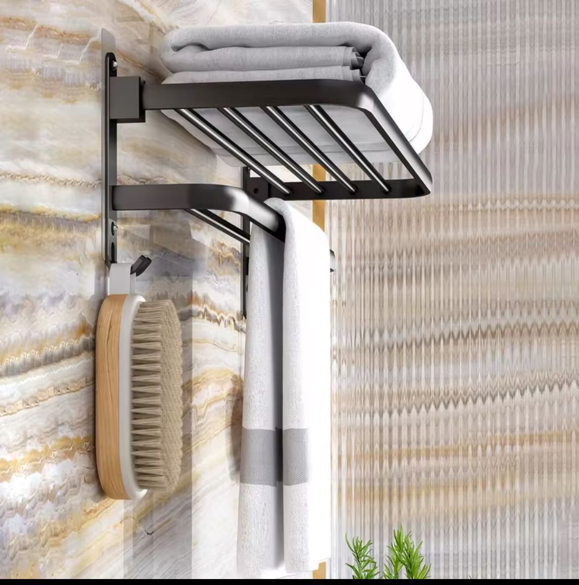 No Drilling Movable Towel Rack - My Store