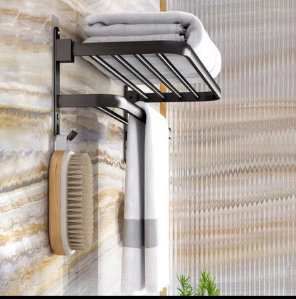 No Drilling Movable Towel Rack - My Store