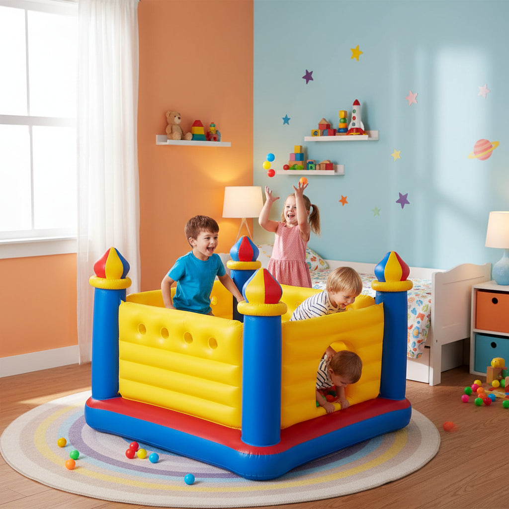 Intex Jump-O-Lene™ Castle Bouncer (69" × 69" × 53")