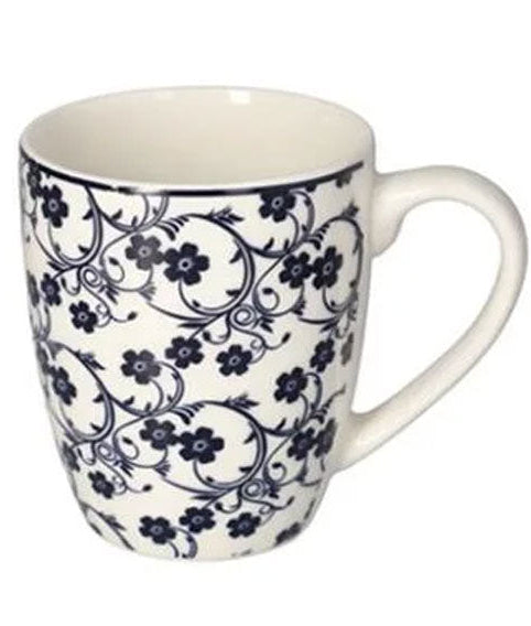Danny Home Blue Floral Ceramic Mug - My Store