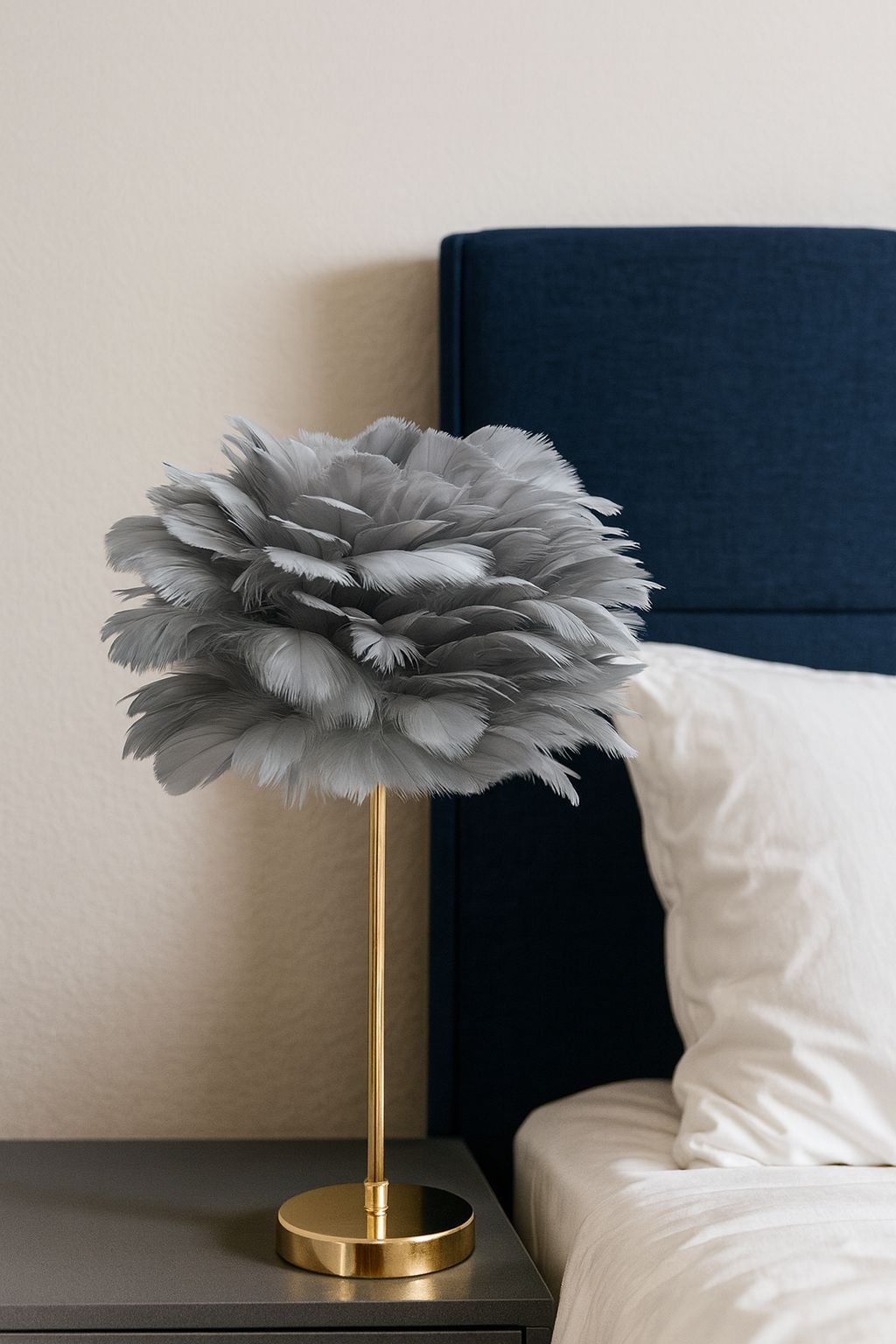 Feather Table Lamp – Elegant & Luxurious Ambient Lighting