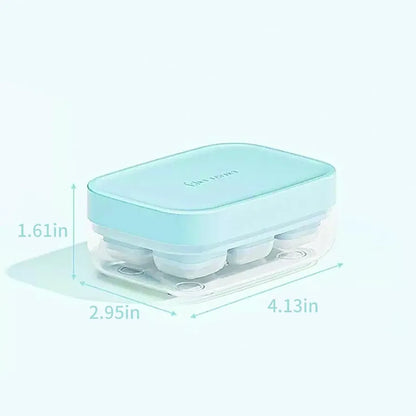 Mini 6-Grid One-Press Ice Cube Maker with Storage Box - My Store