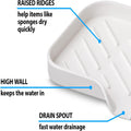 Self-Draining Silicone Soap Dish & Sink Tray - My Store