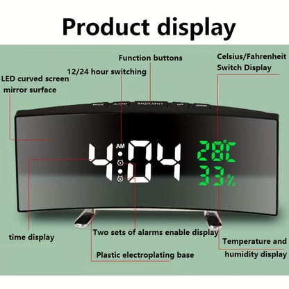 6.6-Inch Multifunctional LED Alarm Clock - My Store