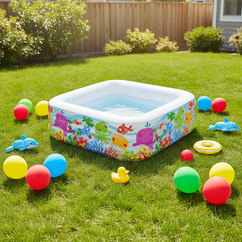 INTEX Swim Center Clearview Aquarium Inflatable Pool