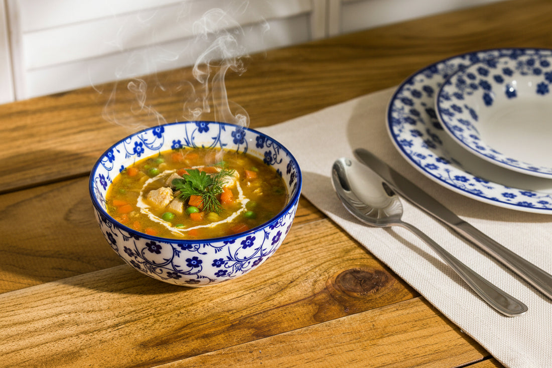 Danny Home Floral Ceramic Bowl Collection - My Store