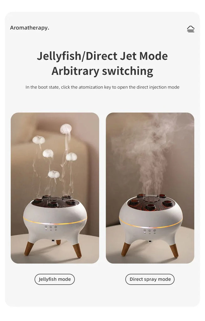 Dynamic Jellyfish Aroma Diffuser & 250ml Air Humidifier