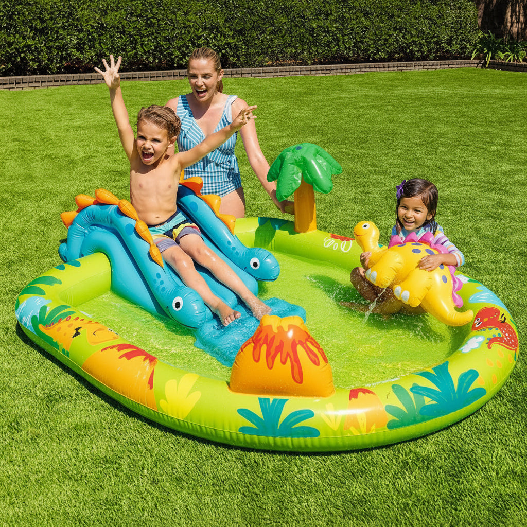 Intex Little Dino Dinosaur Play Center Pool for Kids – 6x5x2 FT