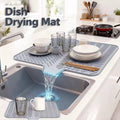 Silicone Dish Drying Mat with Self-Draining Lip - My Store