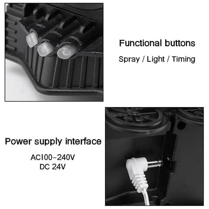 Retro Train Humidifier With Light