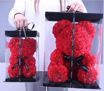 Rose Teddy Bear – Everlasting Love Gift