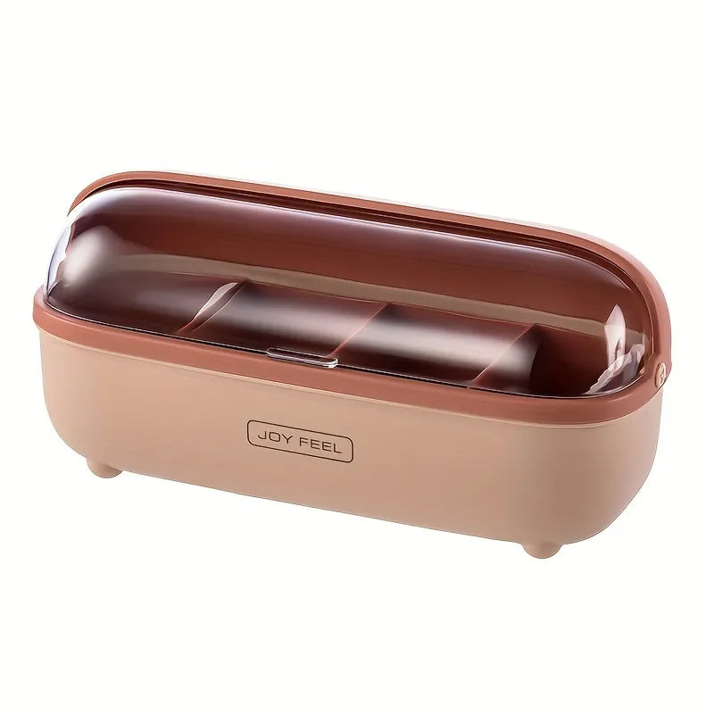 1 Set Seasoning Box - Multigrid spice Organizer With Lid