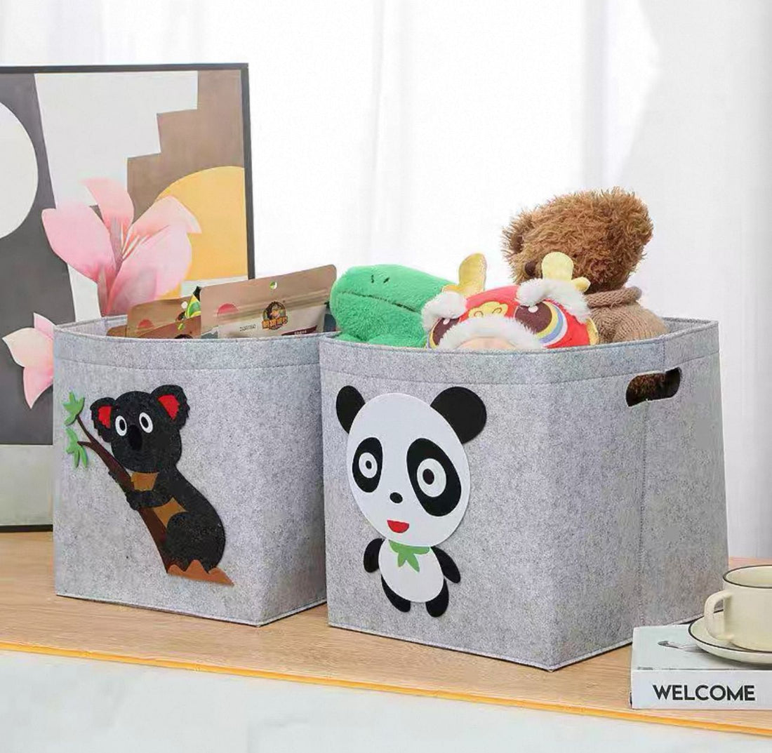 Foldable Felt Storage Box Kids Organizer Basket - My Store