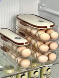 Rolling Auto-Fill Tiered Egg Storage Box - My Store