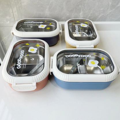 “Good Food” Dual-Compartment Lunch Box - My Store