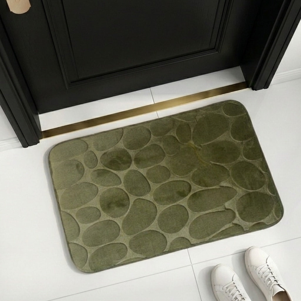 Pebble Stone Embossed Water Absorbent Anti-Slip Door Mat - My Store
