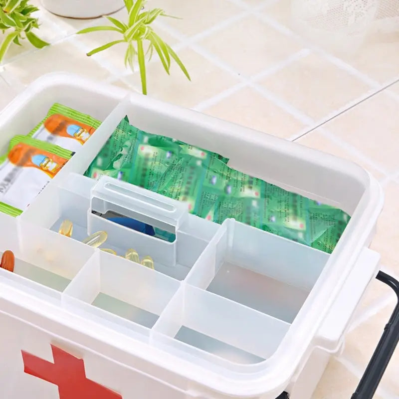 First Aid Medicine Storage Box – Portable Emergency Organizer - My Store