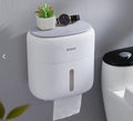 Ecoco Double-Layer Wall-Mounted Tissue & Storage Box - My Store