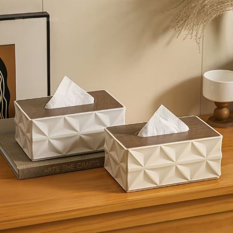 Modern Geometric Tissue Box