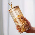 Luxury 3pcs Sealed Jar Set – Deer Head Borosilicate Glass Jars with Lids - My Store