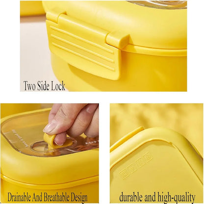 Stainless Steel Lunch Box for Kids – Cute Duck Design