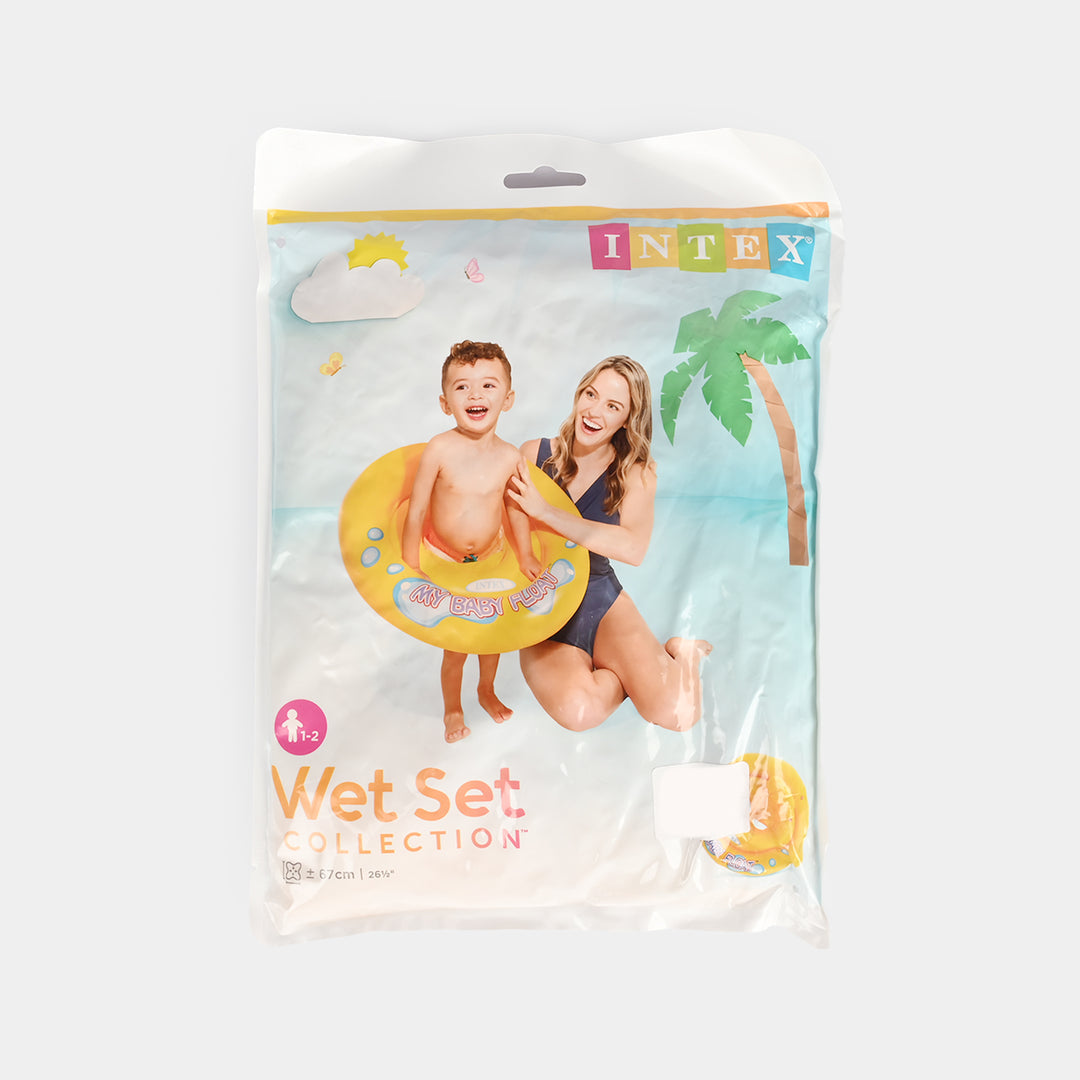 INTEX My Baby Float – Inflatable Baby Pool Float with Backrest (67cm)