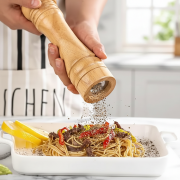 Manual Wooden Spice Grinder (Salt & Pepper Mill)