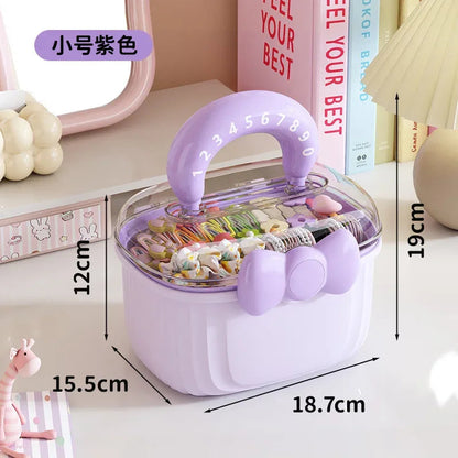 Aesthetic Bow Portable Organizer & Storage Box