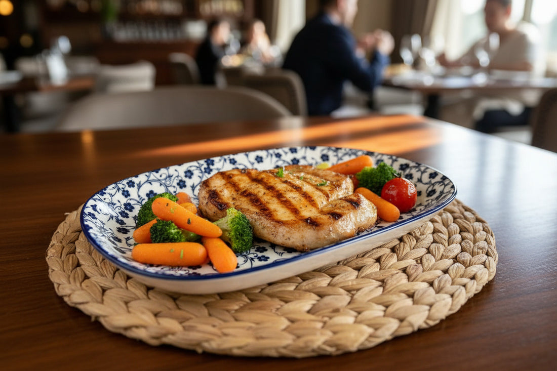 Danny Home Floral Oval Serving Platter - My Store