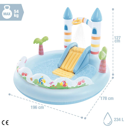 Intex Magical Unicorn Land Inflatable Play Center & Kids Pool