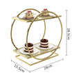 Elegant 2-Tier Multipurpose Display Rack - My Store