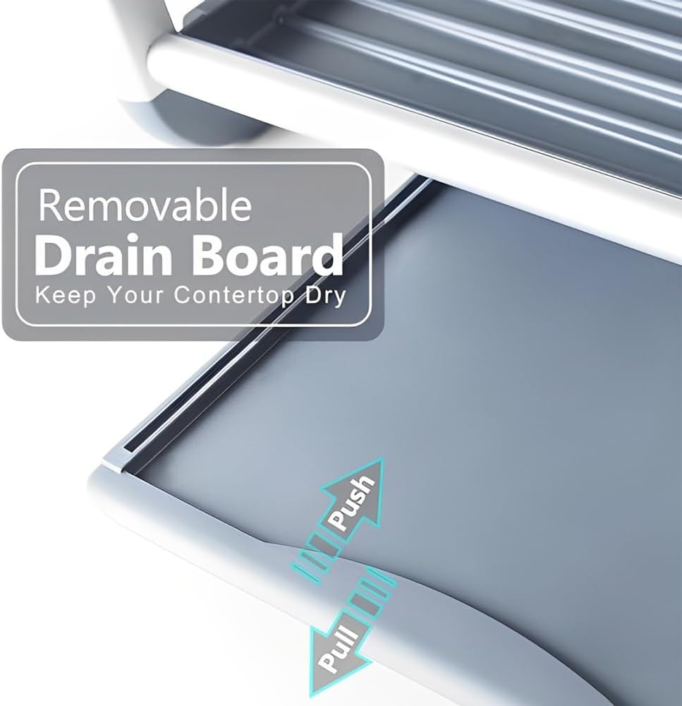 Aluminum Dish Drainer Rack – 2-Tier - My Store