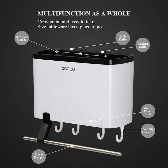 Ecoco Multi-Function Cutlery Drying Rack - My Store