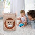 Animal-Themed Felt Storage Basket with Lid – Large Capacity - My Store