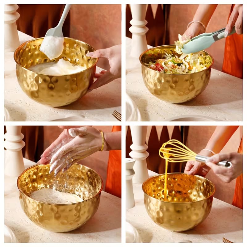 Premium stainless steel golden bowl