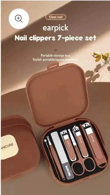 8-Piece Professional Splash-Proof Manicure & Pedicure Set