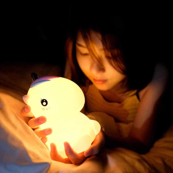 Rechargeable Silicone Unicorn LED Night Light - My Store