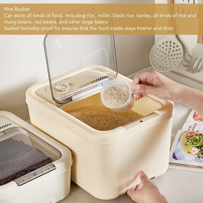 Timed Large-Capacity Rice & Grain Storage Container - My Store
